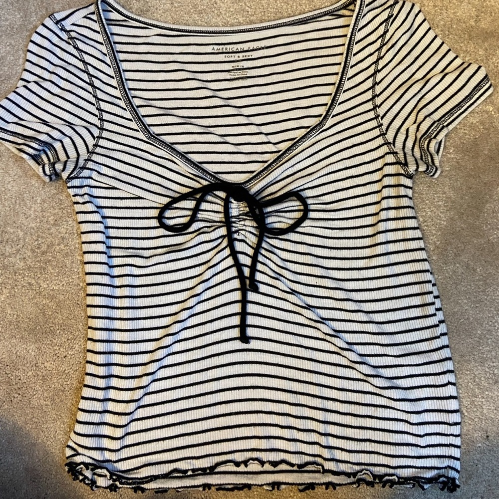 Striped AE top